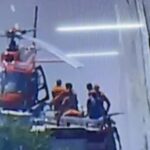 Após mal súbito, motorista é resgatado por helicóptero na Av. Paralela