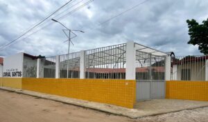 Reconstrução da Escola Lourival Santos na Pumba está em fase de conclusão, a escola ganhará sala multifuncional