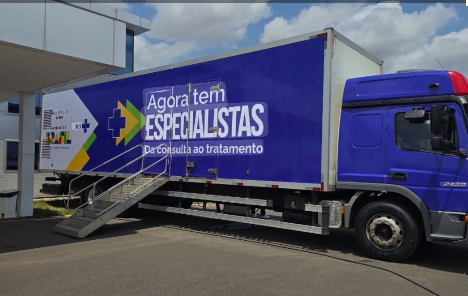 Cruz das Almas recebe carreta do Agora tem Especialistas com oferta de tomografia para a região