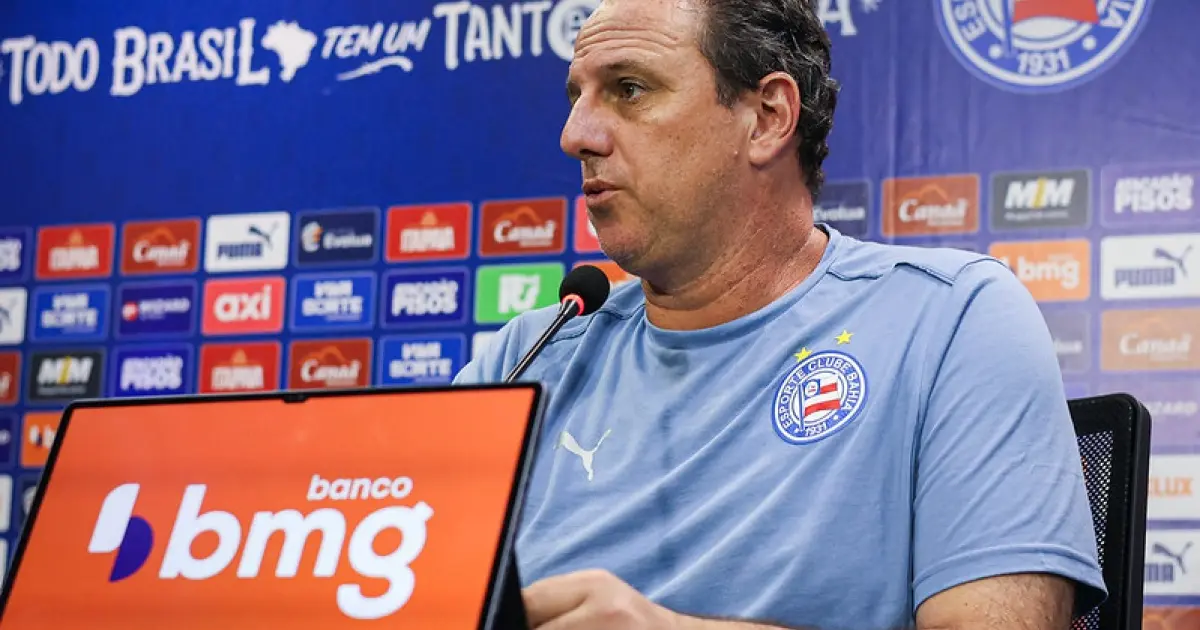 Ceni diz que jogada do gol do Bahia é treinada, mas execução partiu dos jogadores: "Memória de treinamento"