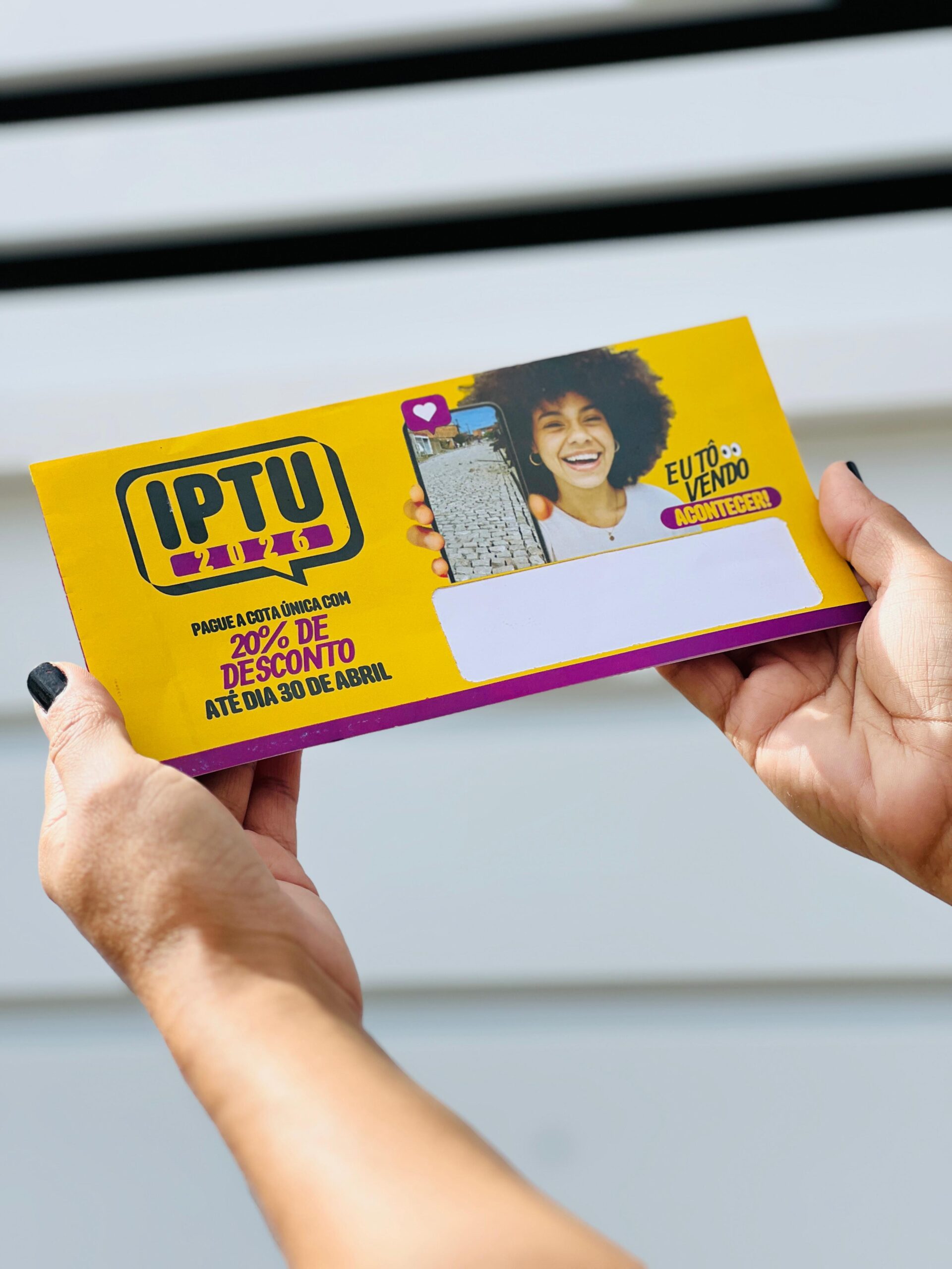 Prazo para pagamento do IPTU encerra nesta quinta-feira (30) e não haverá prorrogação