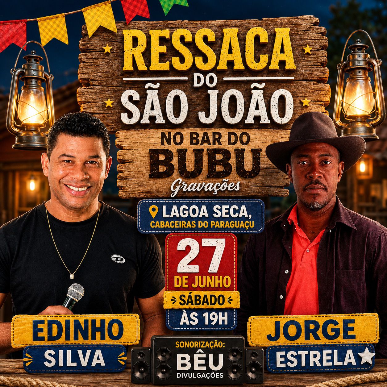 RESSACA DO SÃO JOÃO NO BAR DO BUBU GRAVAÇÕES!