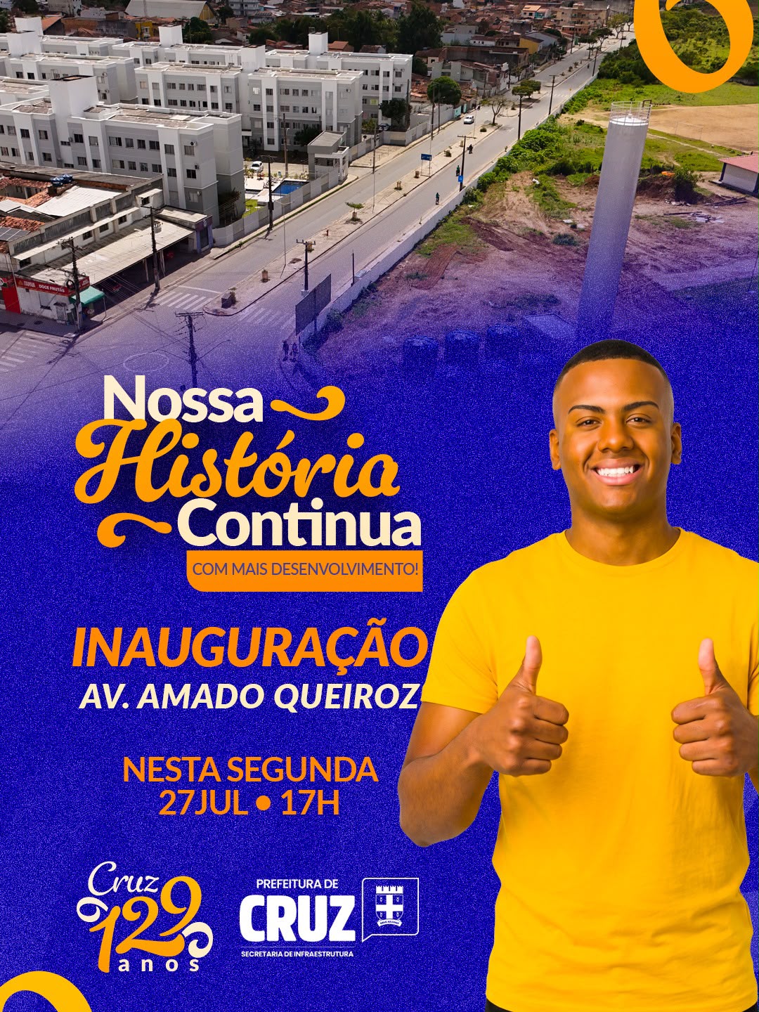 É hoje: Prefeitura inaugura nova Avenida Amado Queiroz às 17h