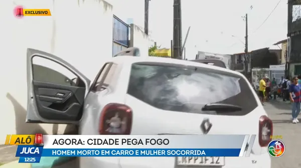 Homem morre e mulher fica ferida em ataque a tiros perto de escola em Salvador