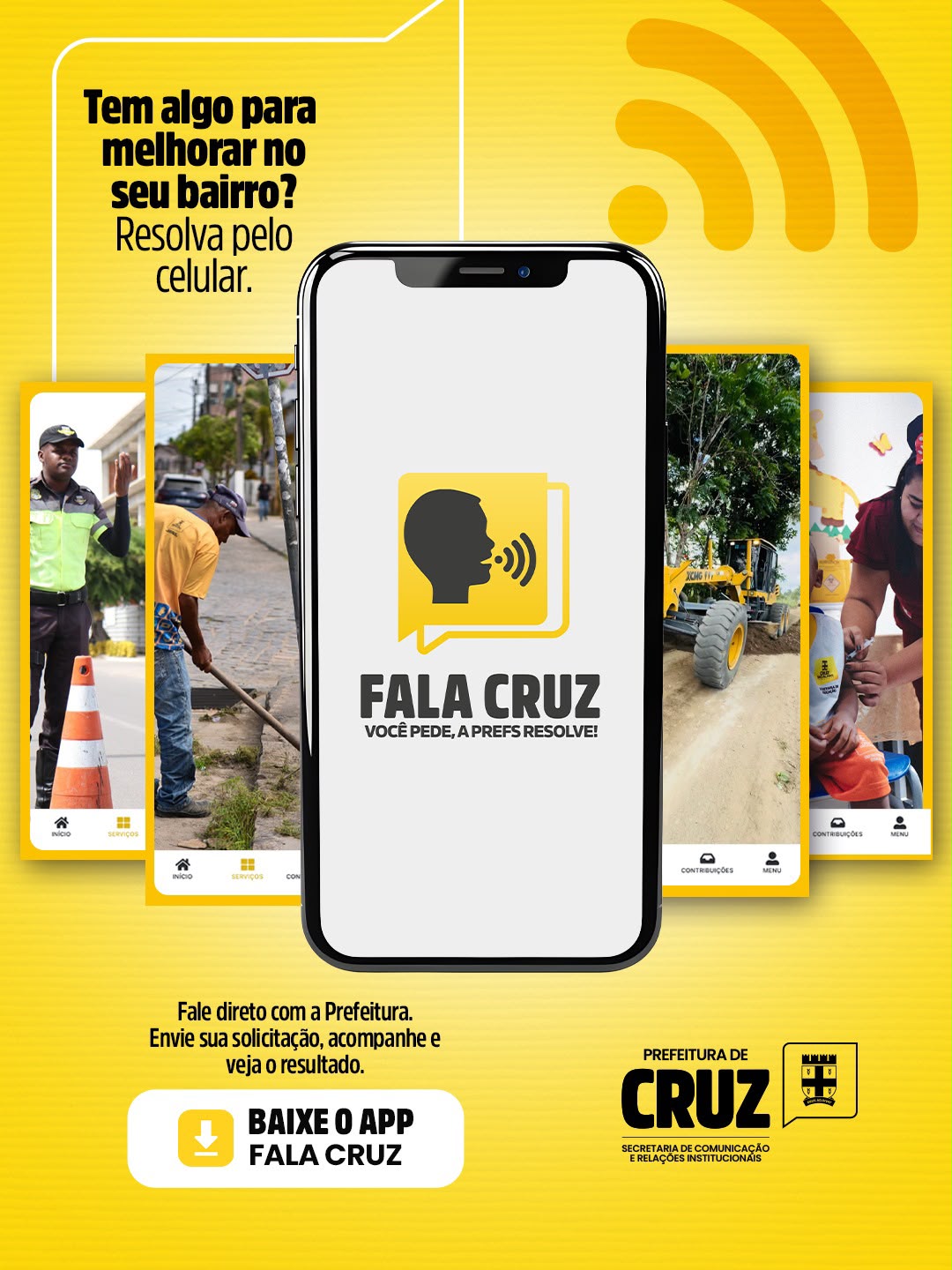 Prefeitura de Cruz lança aplicativo Fala Cruz para aproximar ainda mais a população da gestão municipal
