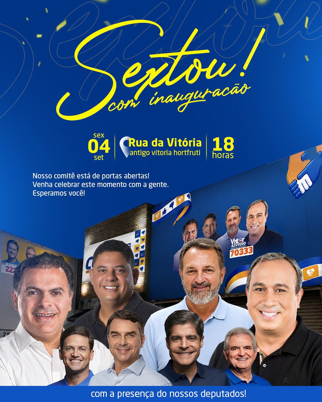 Euricles Neto anuncia inauguração de comitê em Cruz das Almas