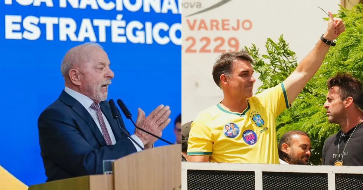 Datafolha: Lula registra 39% e Flávio Bolsonaro aparece com 36% no 1º turno