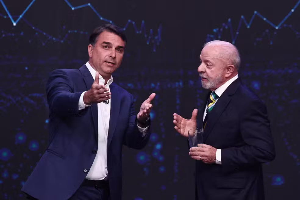 Veritá: Flávio tem 51,3% dos votos válidos no 2º turno; Lula, 48,7%