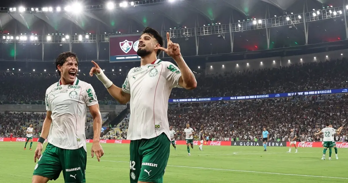 Palmeiras vence Fluminense no Maracanã e abre vantagem por vaga na final da Libertadores